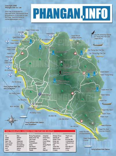 Map-KohPhangan