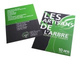 Flyer des Artisans de l'arbre 2011 (pour les 10 ans)